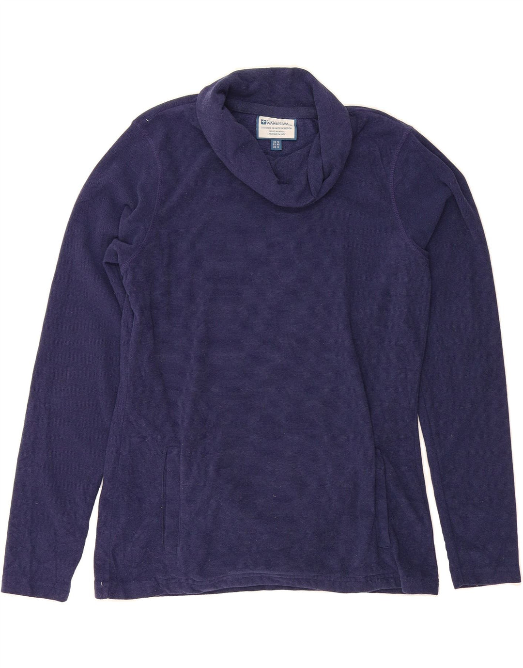 MOUNTAIN WAREHOUSE Womens Top Long Sleeve UK 12 Medium Navy Blue Pinstripe Vintage Mountain Warehouse and Second-Hand Mountain Warehouse from Messina Hembry 