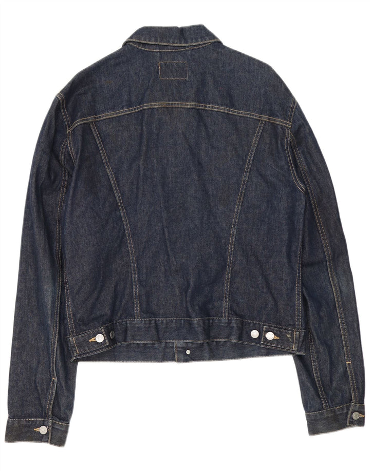 Rifle Mens Denim Jacket UK 42 XL Blue Cotton