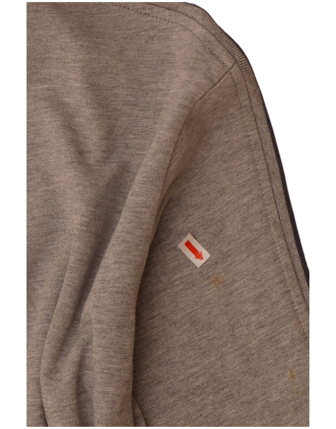 TOMMY HILFIGER Womens Tracksuit Top Jacket UK 14 Medium Grey Cotton