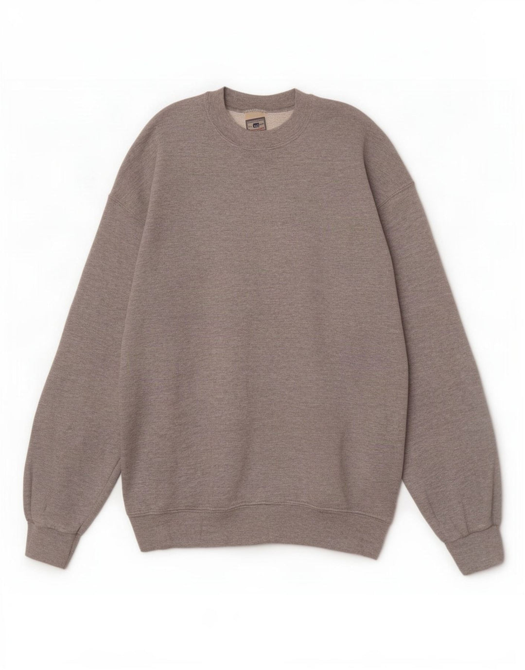 Lee Womens Sweatshirt Jumper UK 14 Medium Grey Flecked Cotton
