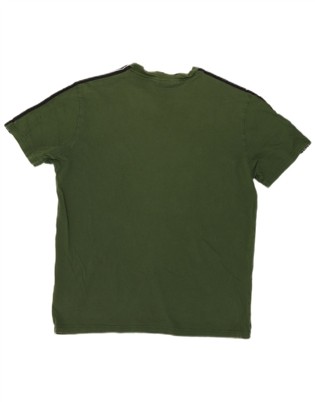 Champion Mens Graphic T-Shirt Top Medium Green Colourblock