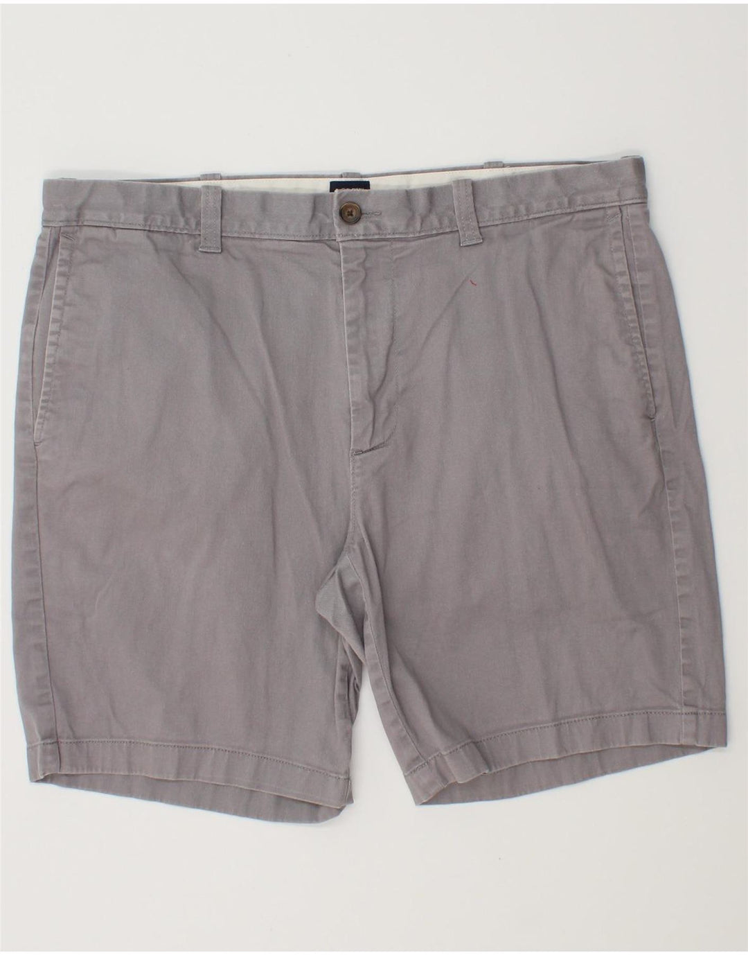 J. CREW Mens Chino Shorts W36 Large Grey Cotton