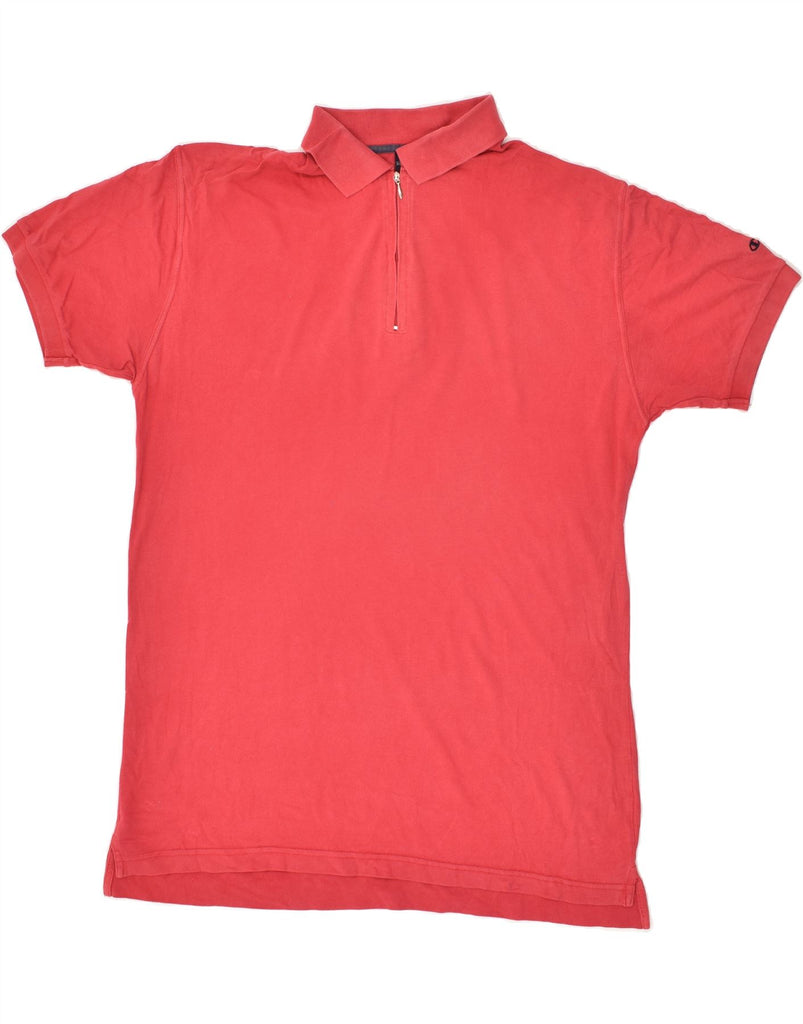 CHAMPION Mens Polo Shirt XL Red Cotton | Vintage Champion | Thrift | Second-Hand Champion | Used Clothing | Messina Hembry 