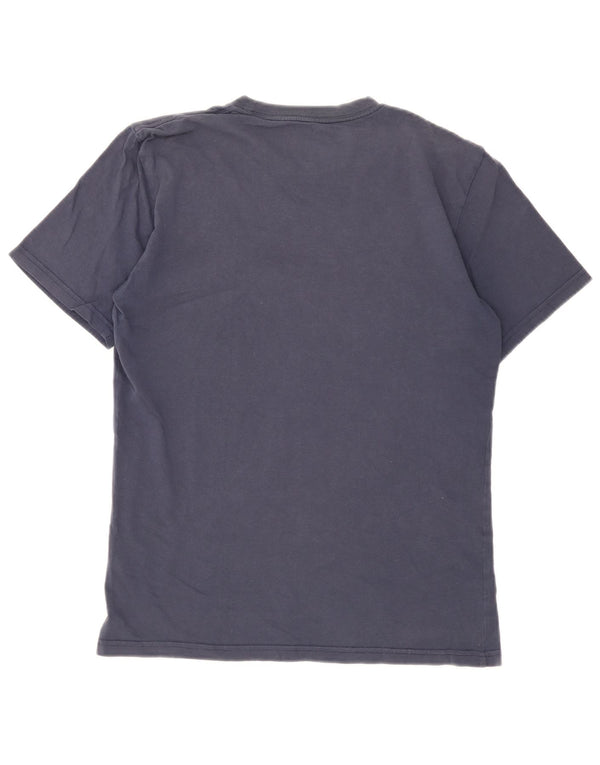 Carhartt Mens Graphic T-Shirt Top Medium Navy Blue