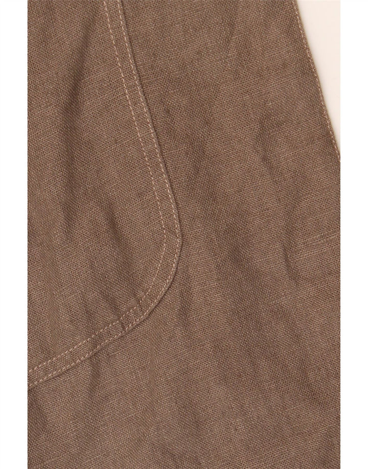 Zara Mens Longline 3 Button Blazer Jacket UK 40 Large Brown