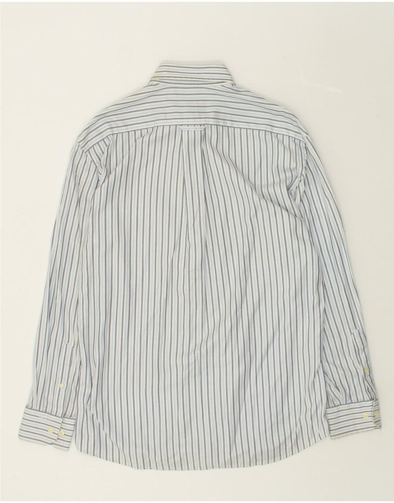 GANT Mens Shirt Size 15 1/2 40 Medium Blue Striped Cotton | Vintage Gant | Thrift | Second-Hand Gant | Used Clothing | Messina Hembry 