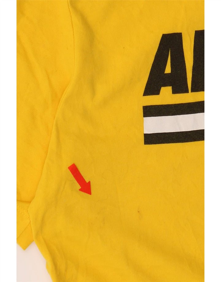 NIKE Mens Dri Fit Graphic T-Shirt Top Small Yellow Cotton Vintage Nike and Second-Hand Nike from Messina Hembry 