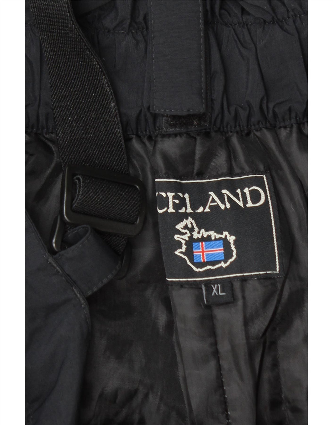 Iceland Mens Dungarees Ski Trousers XL  Black Nylon
