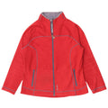Weird Fish Womens Tracksuit Top Jacket UK 12 Medium Red Polyester