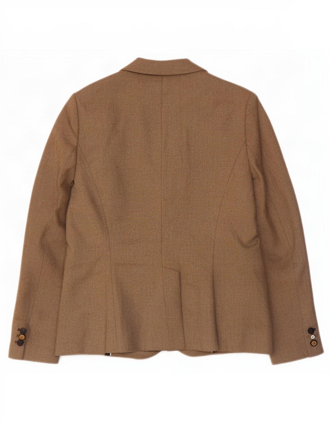 Zara Womens 1 Button Blazer Jacket UK 18 XL Brown