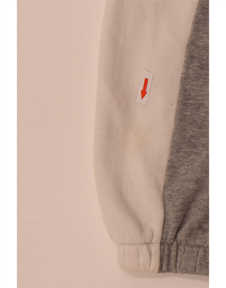 Nike Mens Tracksuit Trousers Joggers Small Grey Colourblock Cotton
