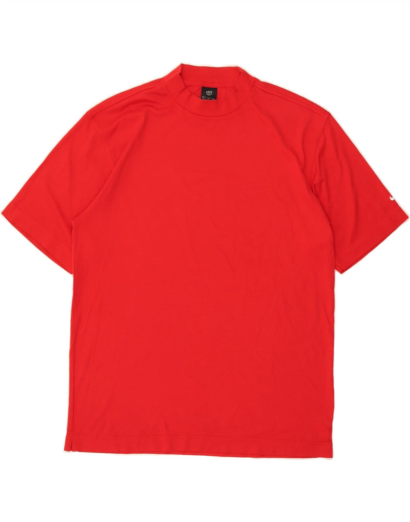 NIKE Mens Dri Fit T-Shirt Top Medium Red Cotton Vintage Nike and Second-Hand Nike from Messina Hembry 