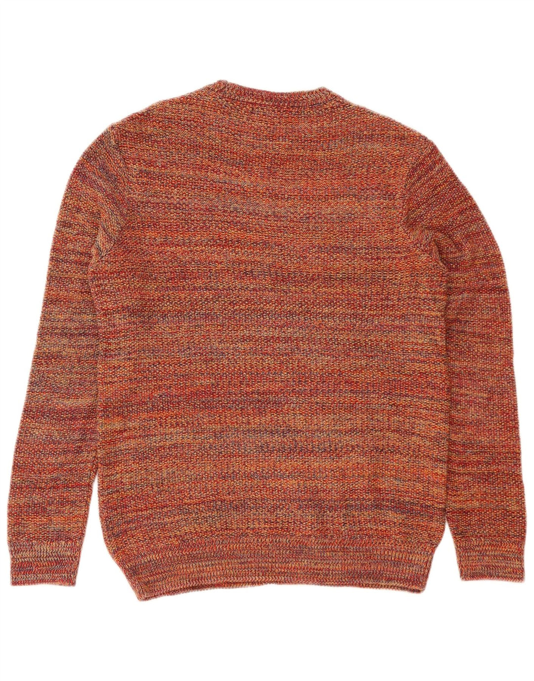 Zara Mens Crew Neck Jumper Sweater Medium Multicoloured Flecked Acrylic