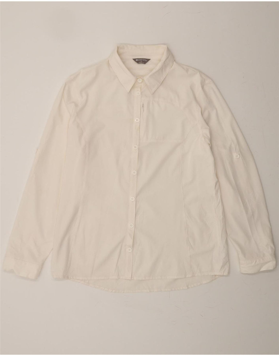 MOUNTAIN WAREHOUSE Womens Shirt UK 18 XL  Off White Polyester Vintage Mountain Warehouse and Second-Hand Mountain Warehouse from Messina Hembry 