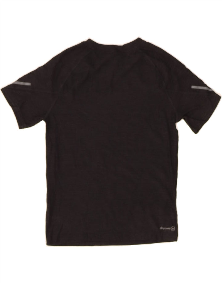 RUSSELL ATHLETIC Boys Dri-Power T-Shirt Top 7-8 Years Medium Black Vintage Russell Athletic and Second-Hand Russell Athletic from Messina Hembry 