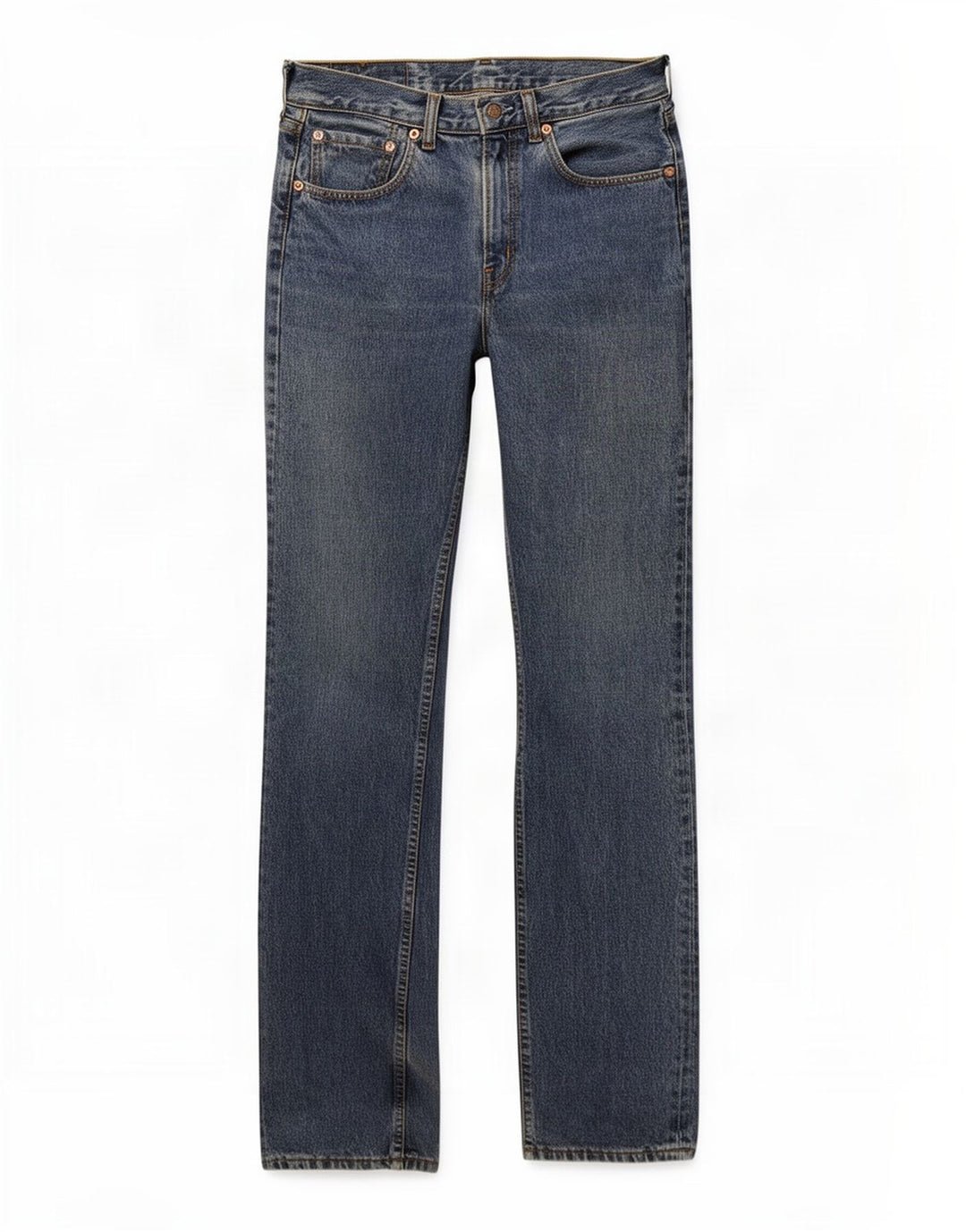 Levi's Womens 595 Straight Jeans W30 L34 Blue Cotton
