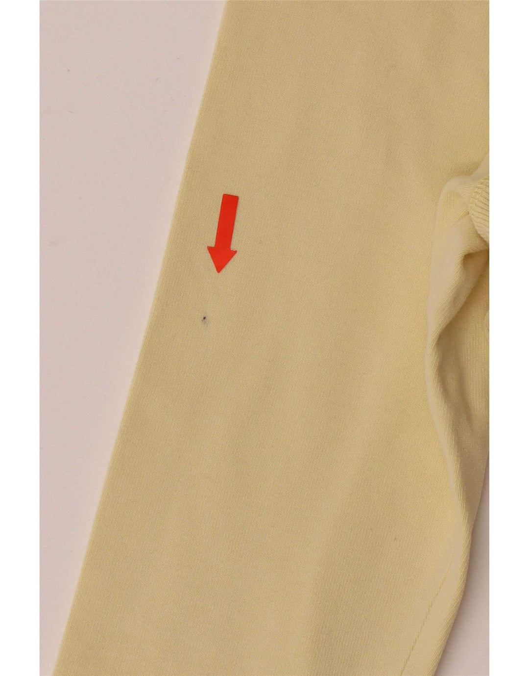 Superdry Womens Top Long Sleeve UK 14 Large Yellow Cotton