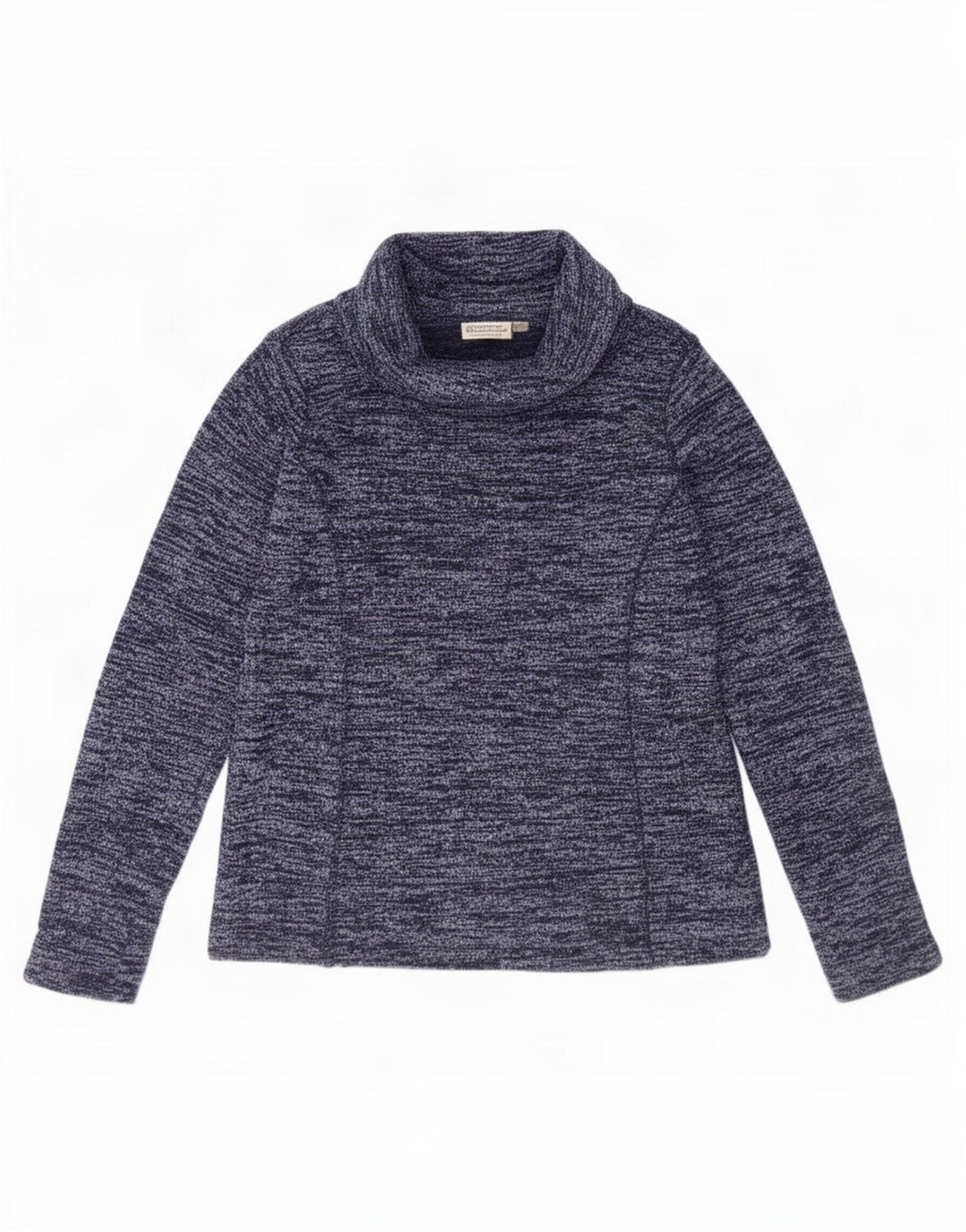 Mountain Warehouse Womens Top Long Sleeve UK 12 Medium Blue Flecked