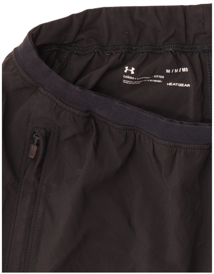 Under Armour Womens Heat Gear Tracksuit Trousers Medium Black