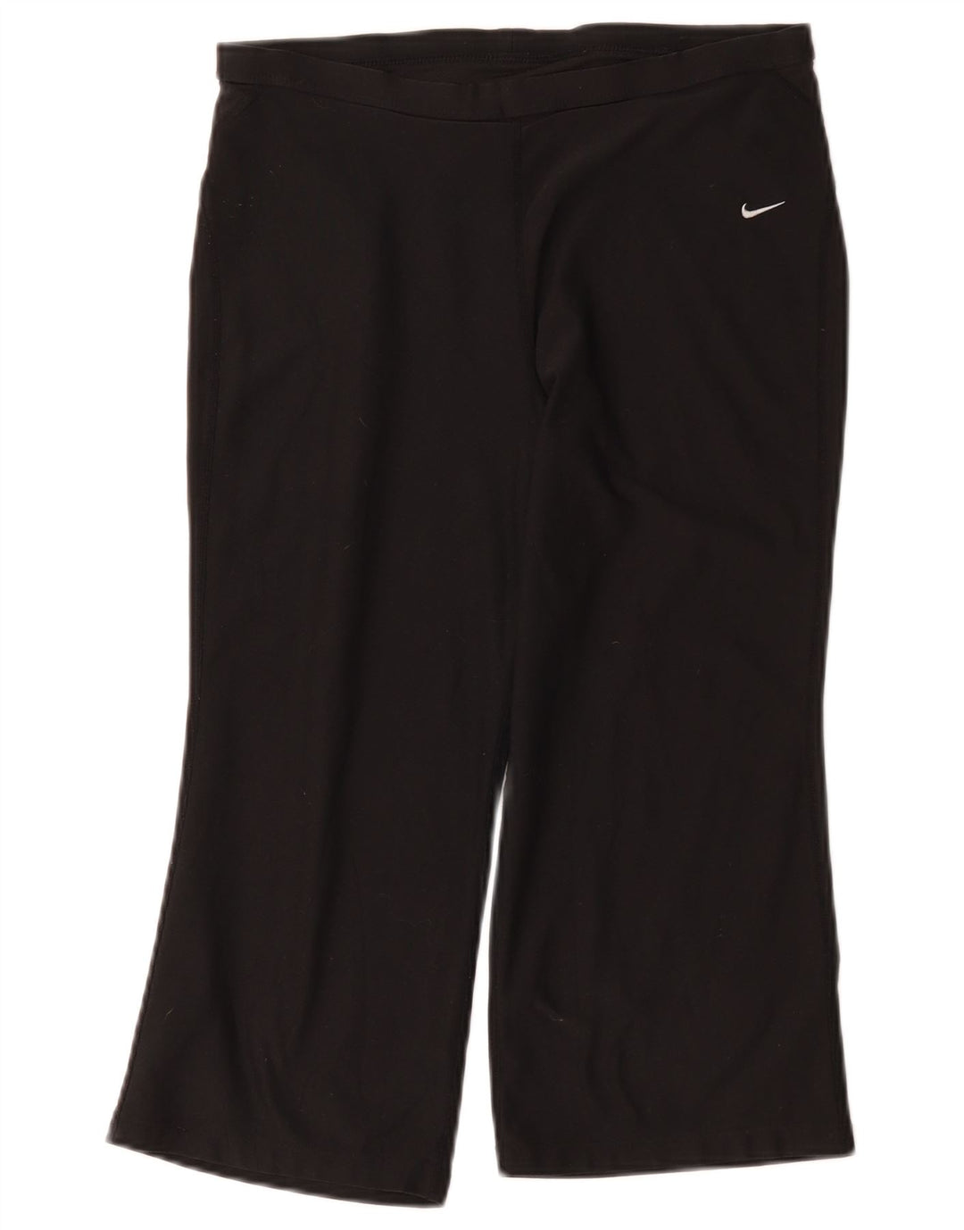 Nike Womens Capri Tracksuit Trousers UK 12 Medium Black