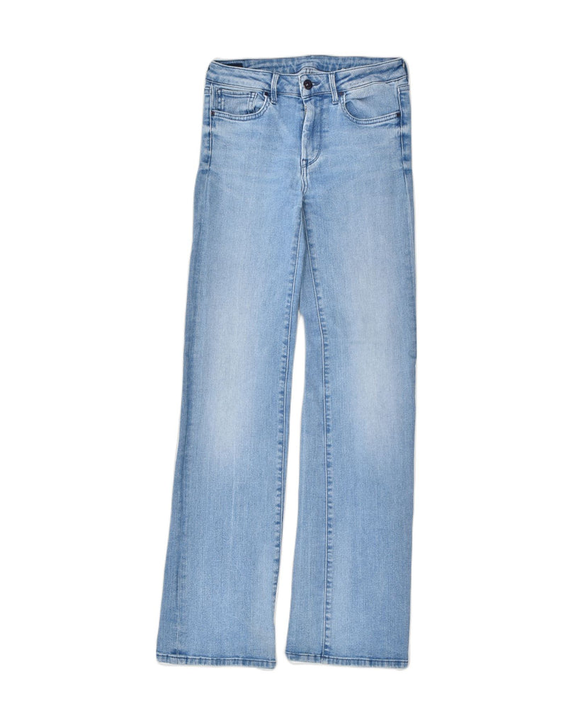 PEPE JEANS Womens Flared Jeans W23 L33 Blue Cotton | Vintage | Thrift | Second-Hand | Used Clothing | Messina Hembry 