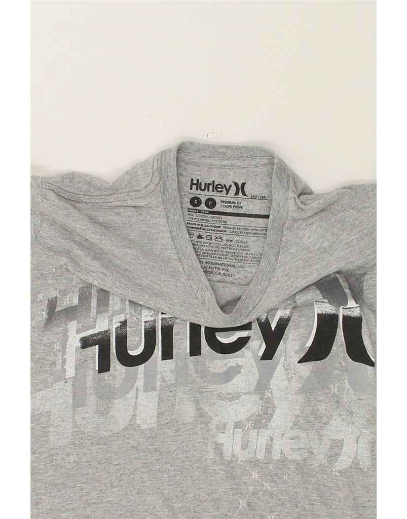 HURLEY Mens Graphic T-Shirt Top Small Grey Cotton | Vintage Hurley | Thrift | Second-Hand Hurley | Used Clothing | Messina Hembry 