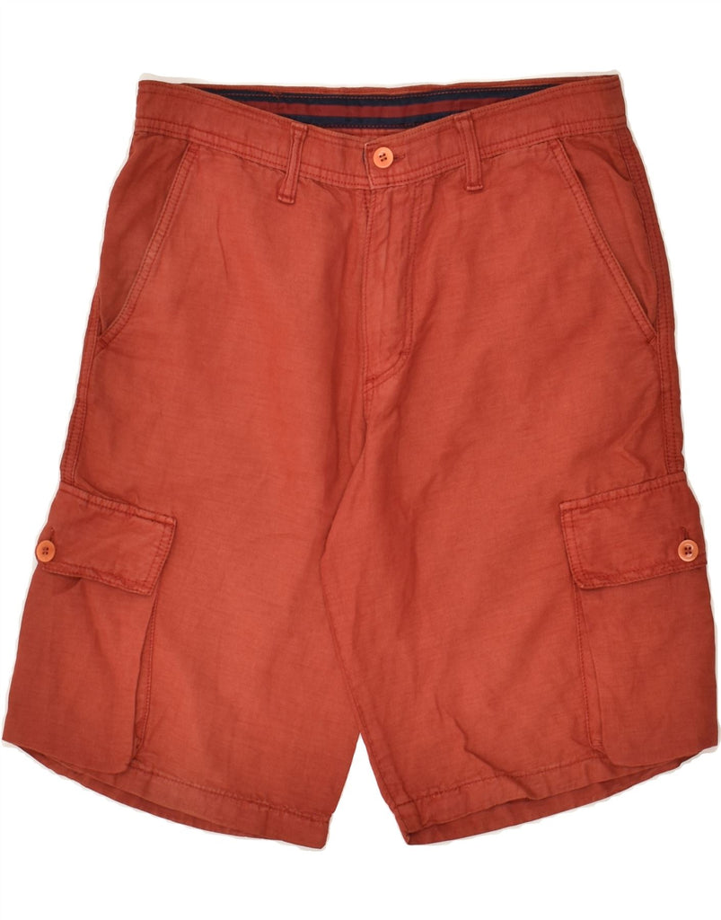 JOHNNY LAMBS Mens Cargo Shorts IT 46 Small W30  Brown Cotton | Vintage Johnny Lambs | Thrift | Second-Hand Johnny Lambs | Used Clothing | Messina Hembry 