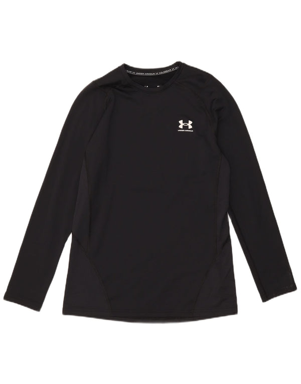 Under Armour Mens Cold Gear Top Long Sleeve Medium Black Polyester