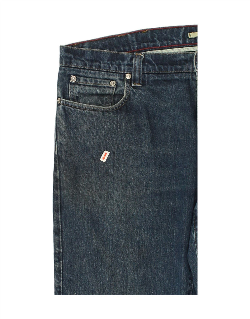 L.L.BEAN Mens Standard Fit Straight Jeans W38 L30 Navy Blue Cotton | Vintage L.L.Bean | Thrift | Second-Hand L.L.Bean | Used Clothing | Messina Hembry 