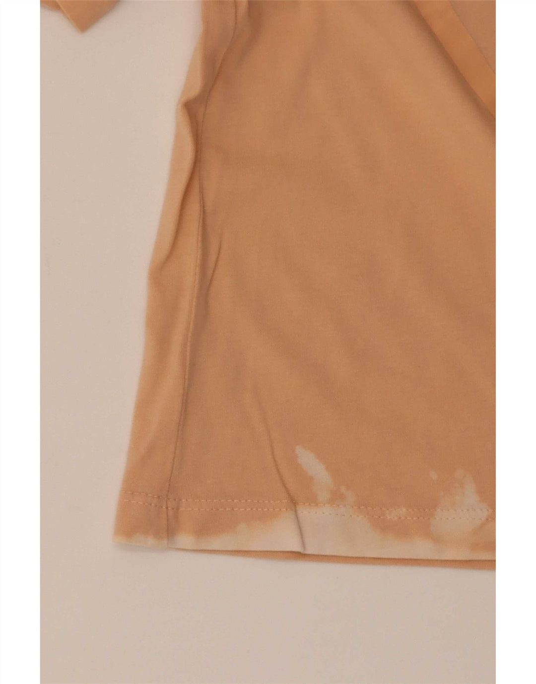 Guess Womens Crop Graphic T-Shirt Top UK 12 Medium Orange