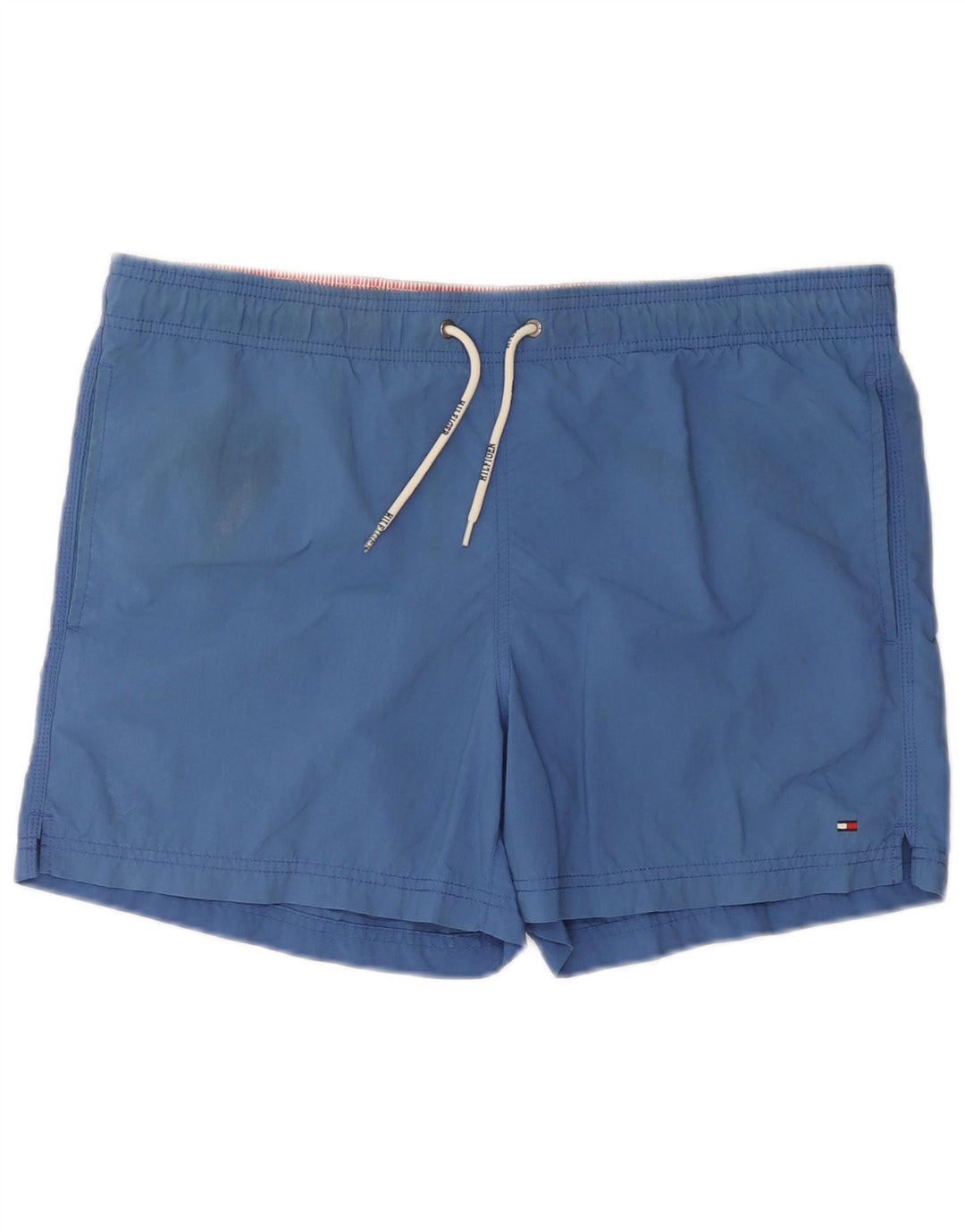 Tommy Hilfiger Mens Swimming Shorts Small Blue Nylon