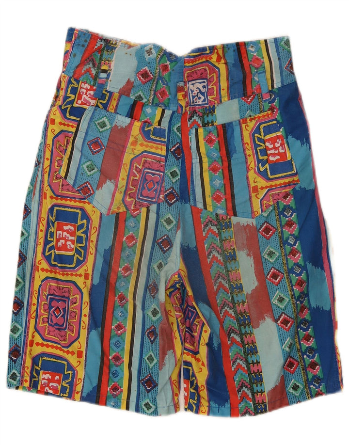 Vintage Womens Bermuda Shorts W30 Medium  Multicoloured Geometric