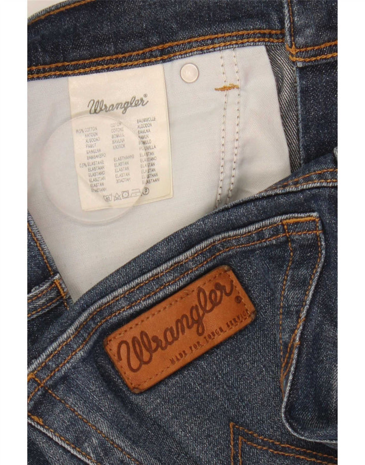 Wrangler Mens Texas Stretch Denim Shorts W33 Medium Blue Cotton