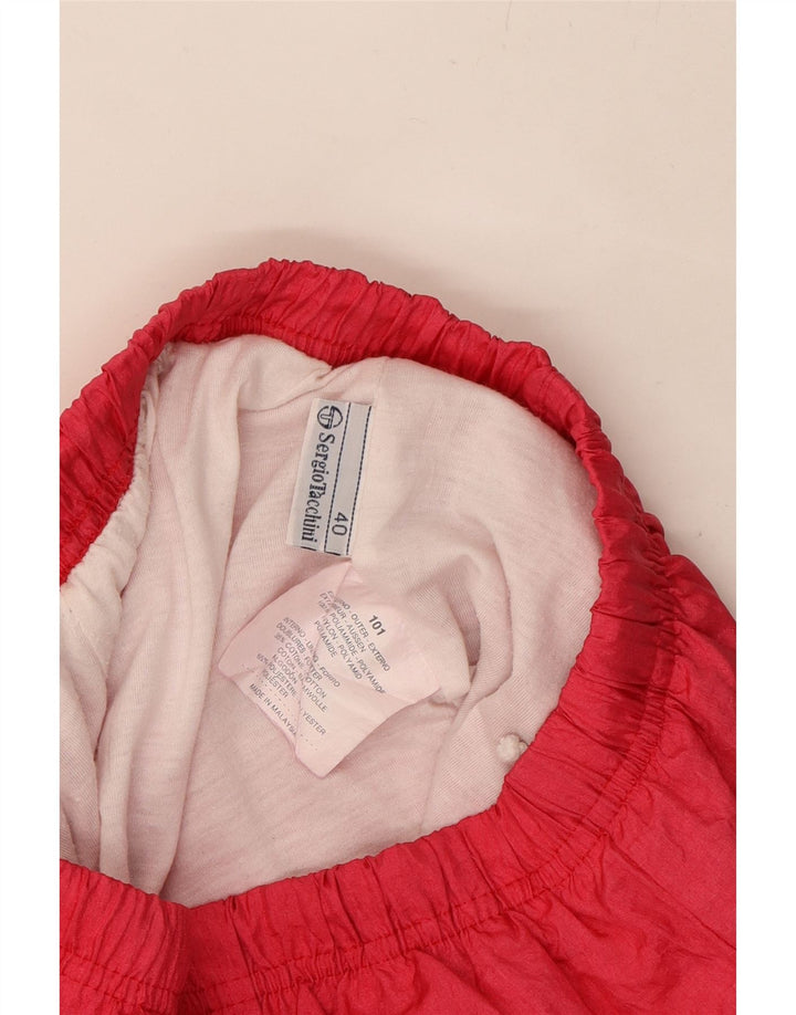 SERGIO TACCHINI Womens Tracksuit Trousers Joggers IT 40 Small Red Vintage Sergio Tacchini and Second-Hand Sergio Tacchini from Messina Hembry 