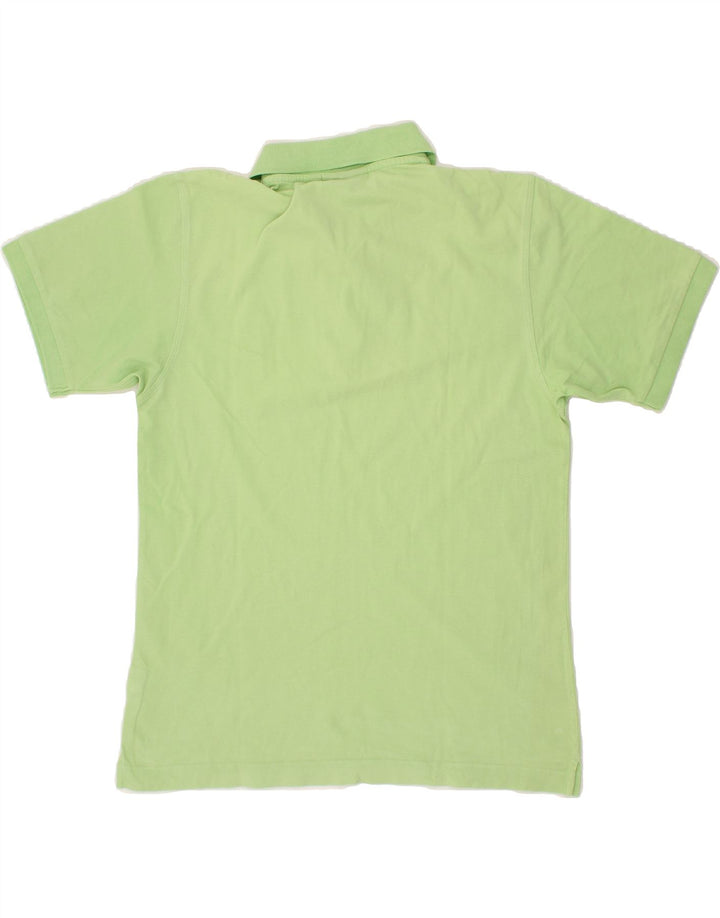 LOTTO Mens Slim Polo Shirt Large Green Cotton Vintage Lotto and Second-Hand Lotto from Messina Hembry 