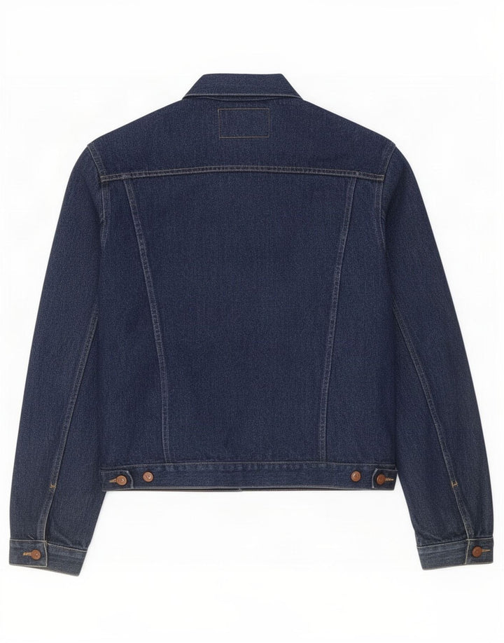 Pickwick Mens Denim Jacket UK 42 XL Navy Blue Cotton