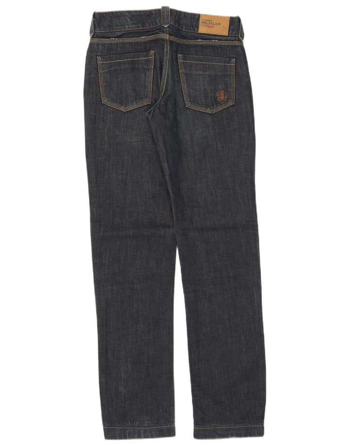 Tommy Hilfiger Womens Straight Jeans W27 L34 Blue Cotton