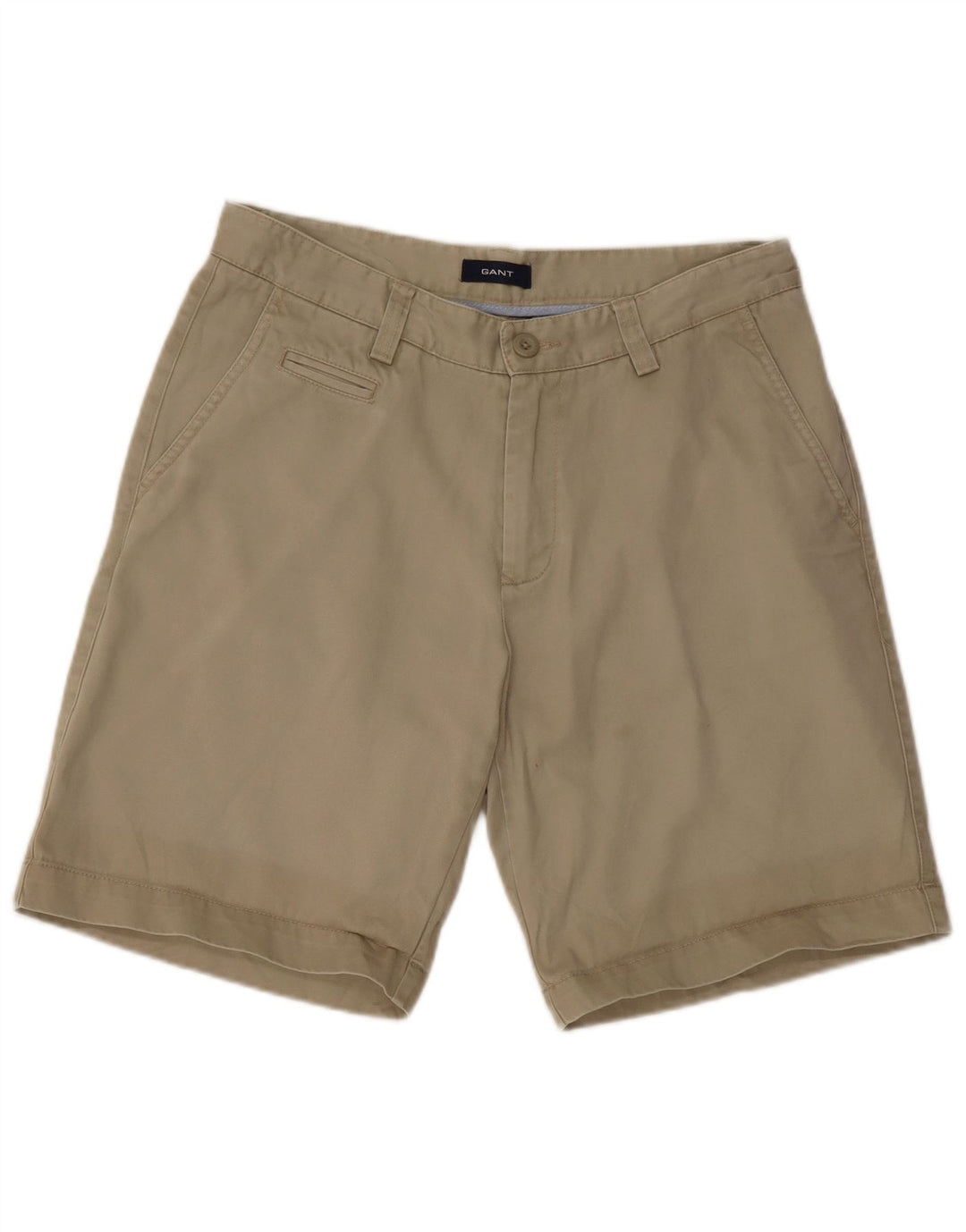 GANT Mens Chino Shorts W31 Medium Khaki Cotton