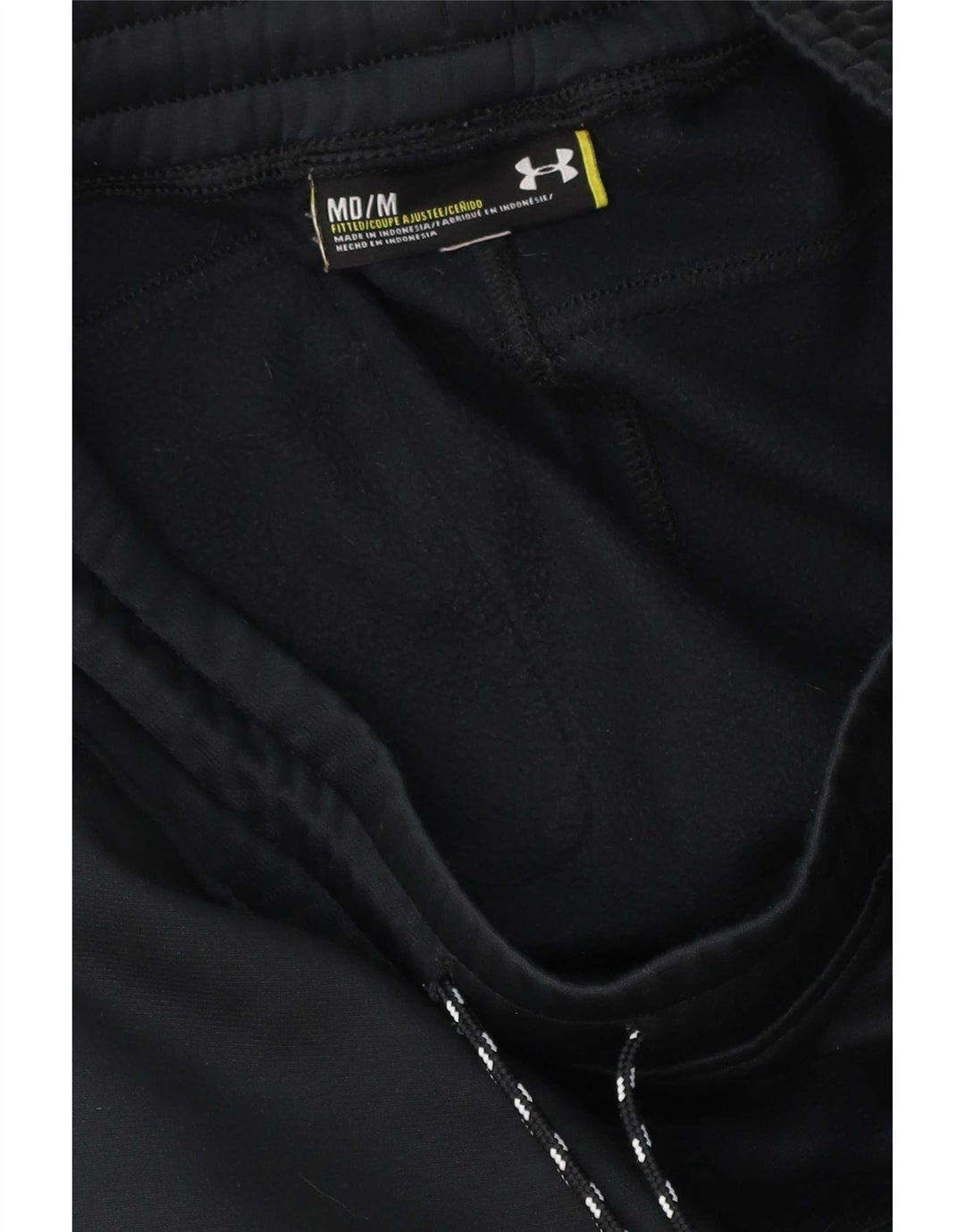 Under Armour Mens Tracksuit Trousers Joggers Medium Black Polyester