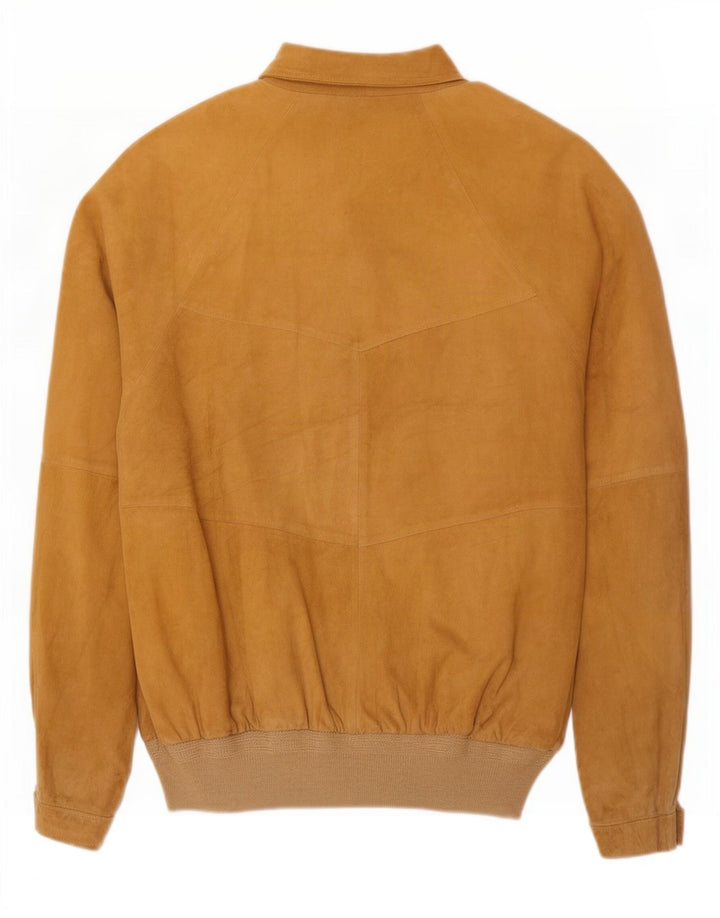 Vintage Mens Suede Jacket UK 42 XL Beige