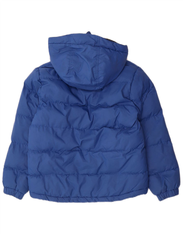 Timberland Boys Hooded Padded Jacket 9-10 Years Blue Polyester