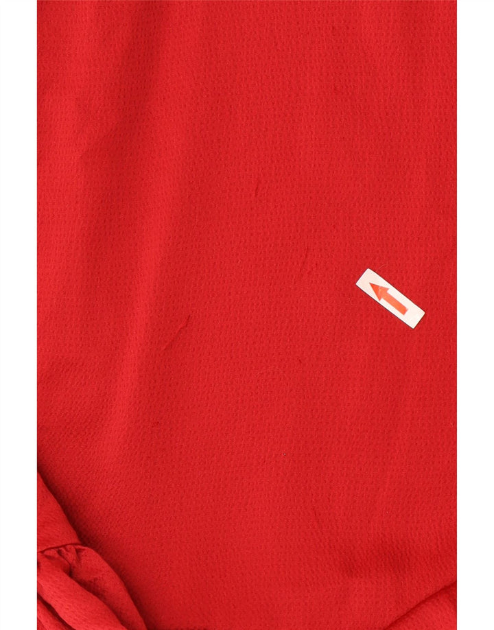 Michael Kors Womens One Shoulder Dress US 2 XS Red Polyester