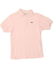 LACOSTE Boys Polo Shirt 13-14 Years Pink