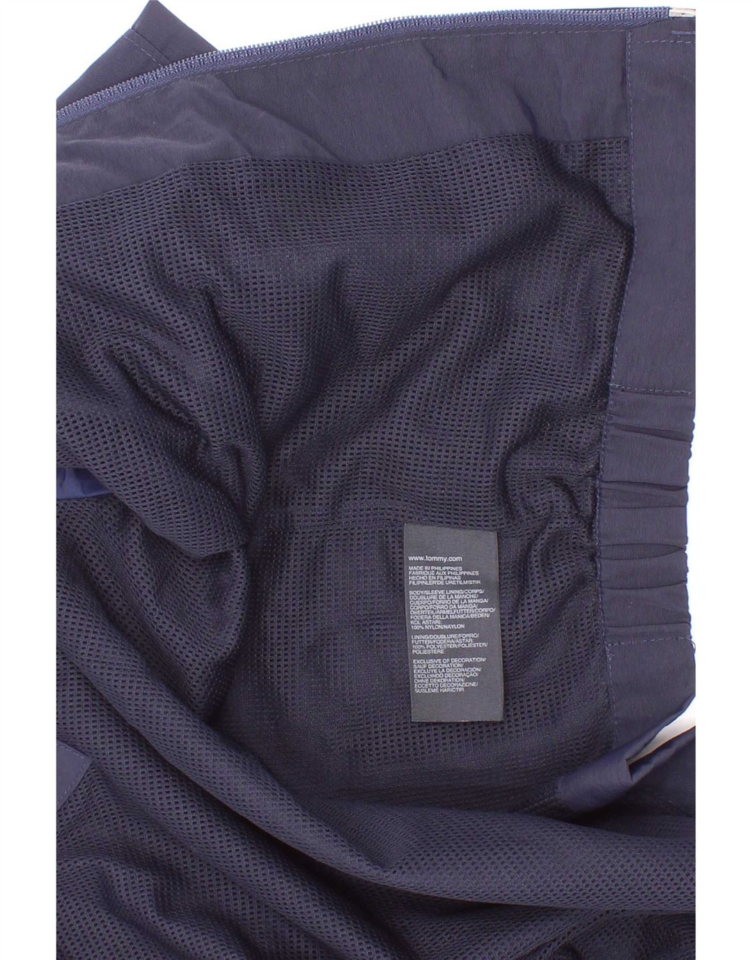 Tommy Hilfiger Boys Graphic Bomber Jacket 3-4 Years Navy Blue Polyester