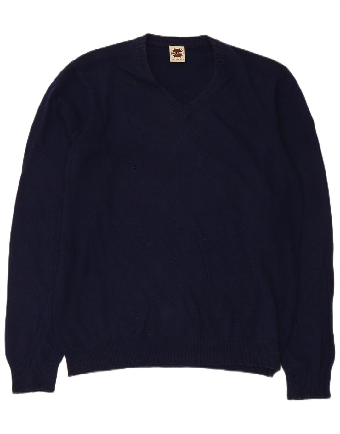 Colmar Womens V-Neck Jumper Sweater UK 16 Large Navy Blue