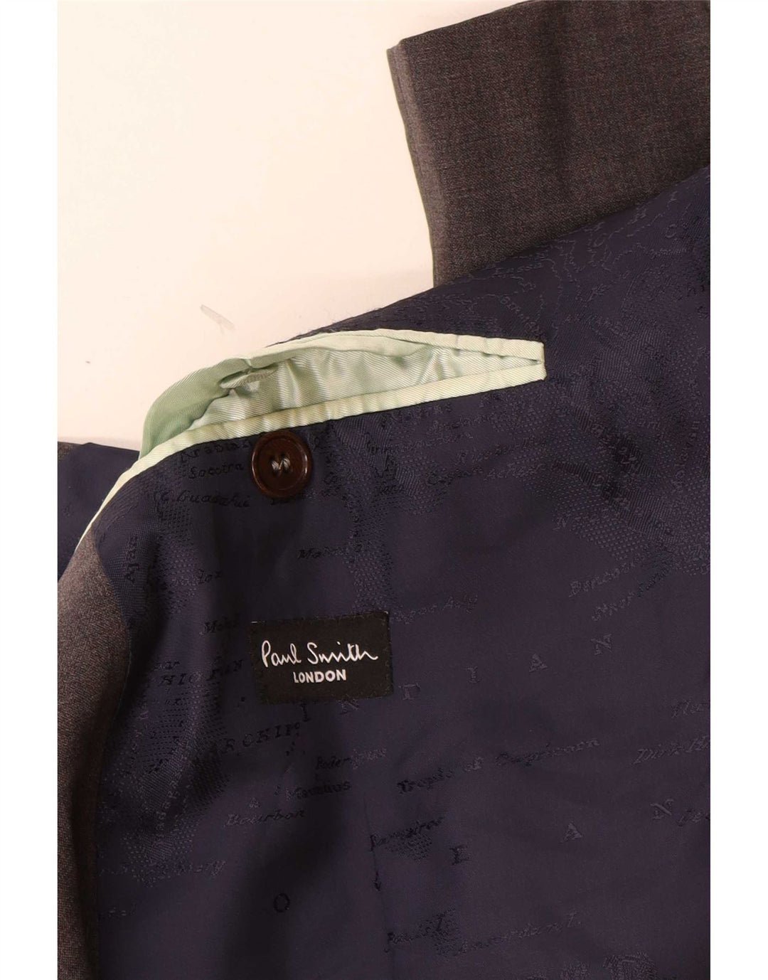 Paul Smith Mens 2 Button Blazer Jacket IT 48 Medium Grey