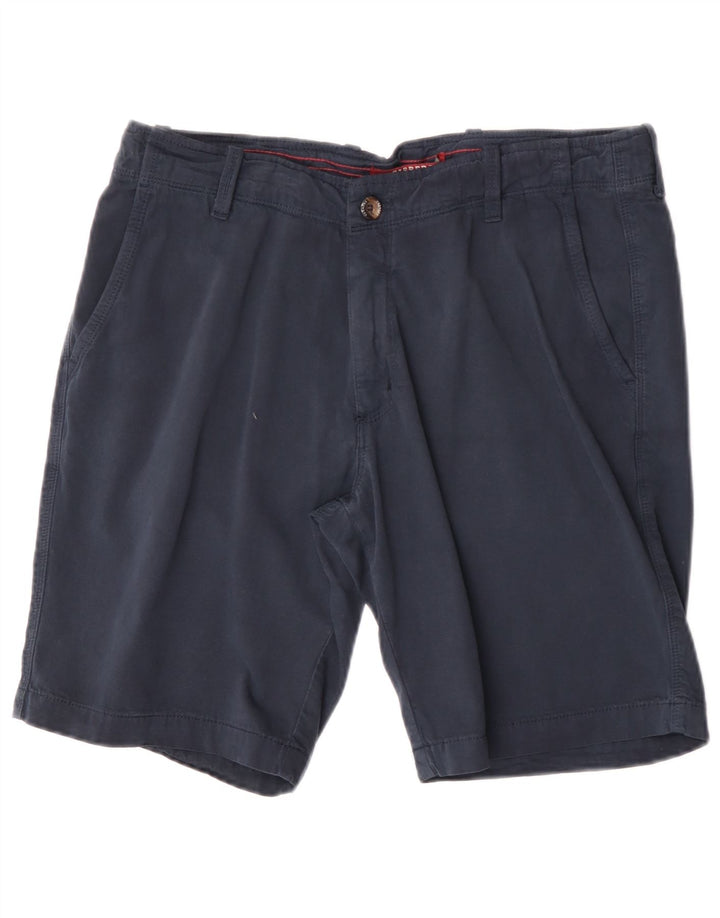 Carrera Mens Chino Shorts W34 Large  Navy Blue