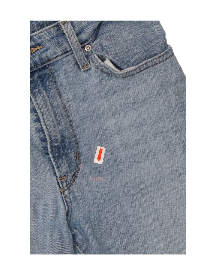 LEVI'S Womens Straight Jeans W29 L32 Blue Cotton