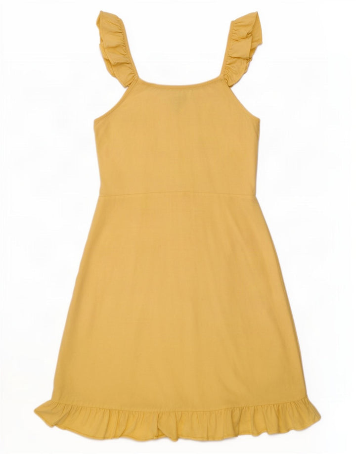 French Connection Womens Sundress UK 8 Small Yellow Modal
