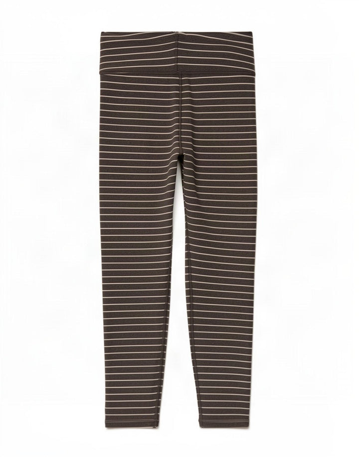 Gap Womens Leggings UK 10 Small Grey Pinstripe